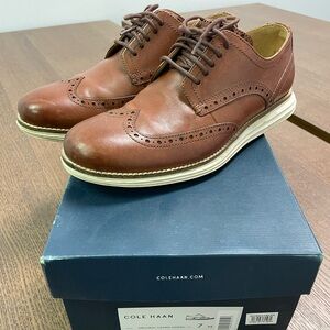 Cole Haan Original Grand Schwng Dress Shoes Sneakers size 7 Mens Brown